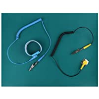 Kit de correa antiestática ESD mate- correa antiestática- alfombrilla de silicona + cinturón de pulsera + 2 cables